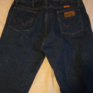 Wrangler Dark Blue Relaxed Fit Jeans